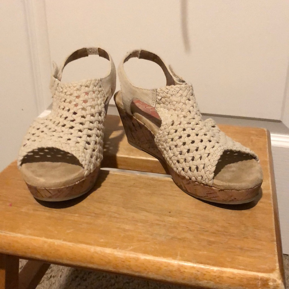 Jelly pop crochet wedges Velcro